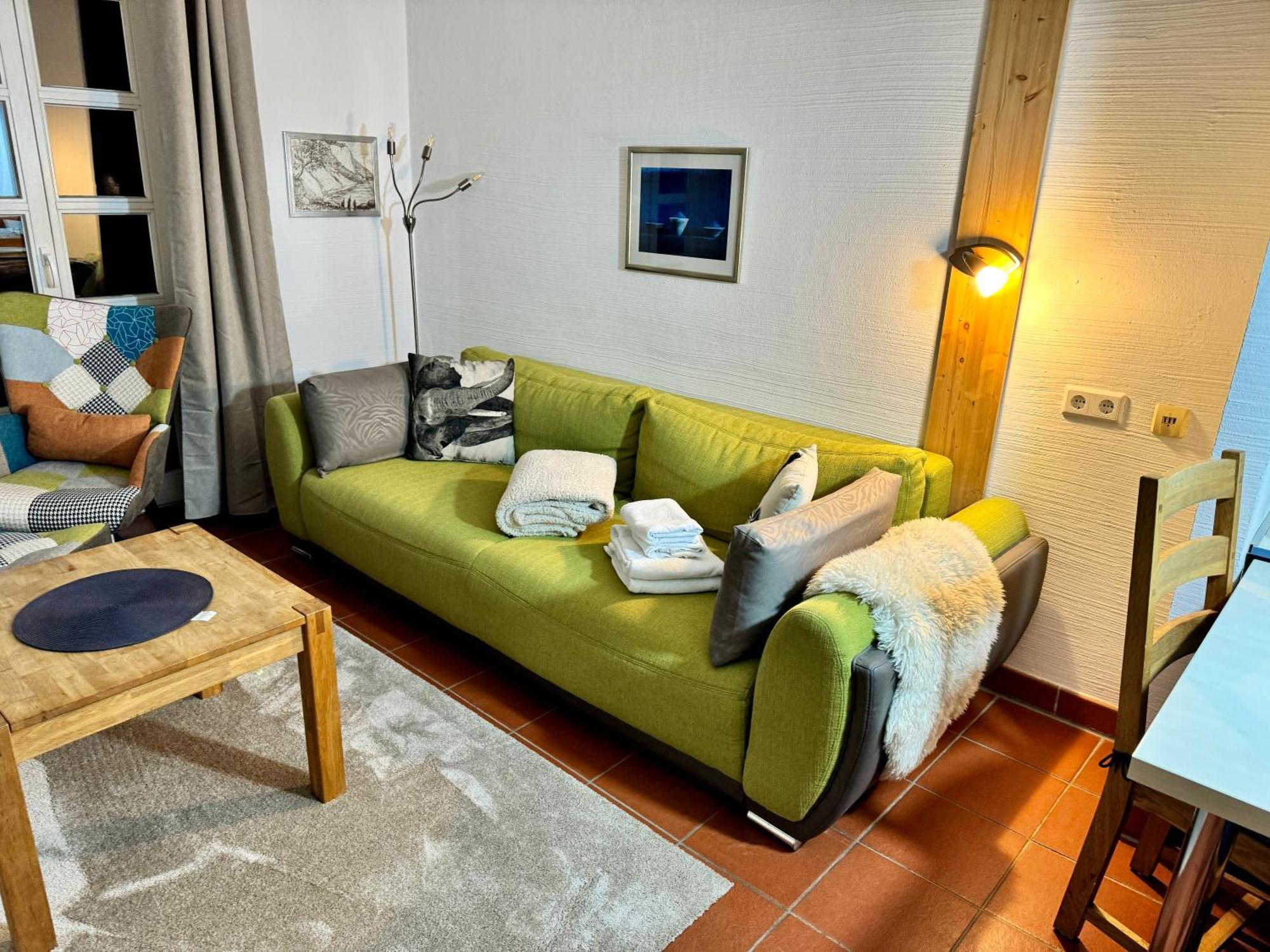 Moewenblick Bakenberg-41 Ferienwohnung Mit Terrasse, Doppelbett, Schlafsofa, Vollstaendige Komfortkueche 德兰斯克 外观 照片